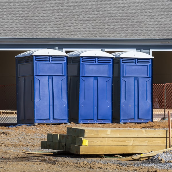 how can i report damages or issues with the porta potties during my rental period in Tuscarawas